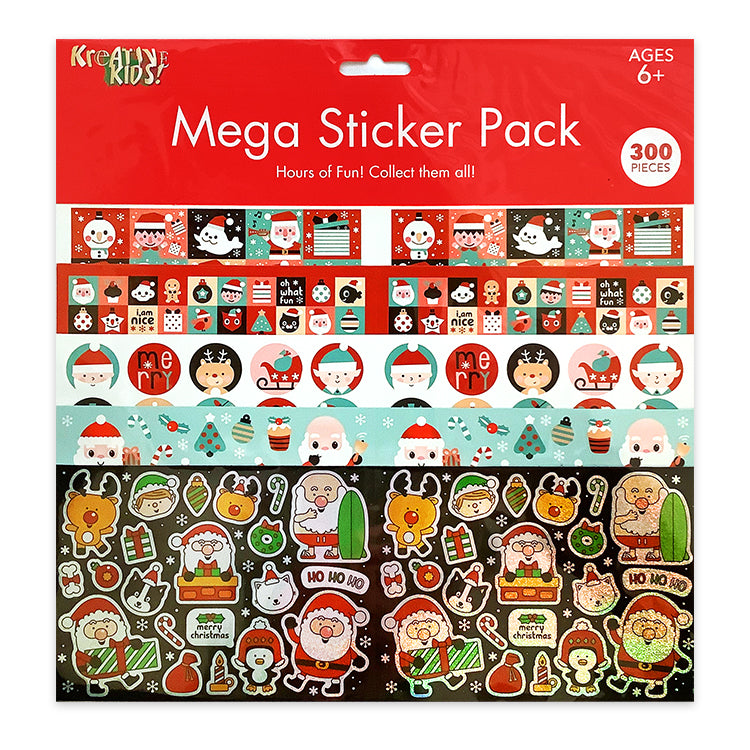 Mega Xmas Sticker Pack ( Red/Black )