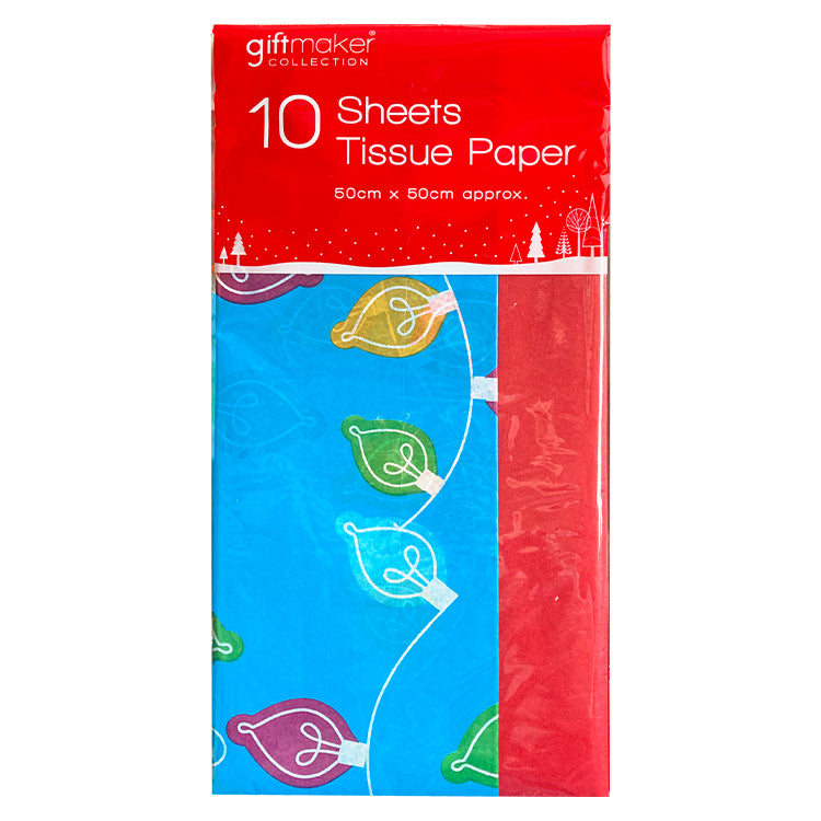 Fairy Lights Design Tissue Paper x 10 Sheets
