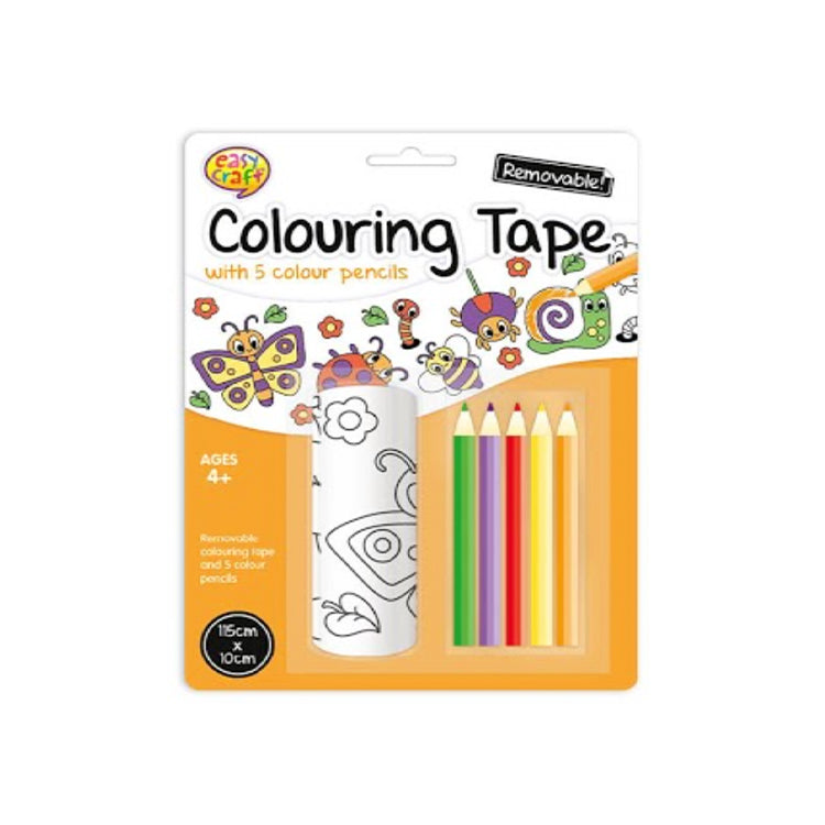 Cute Bugs Colouring Tape Set