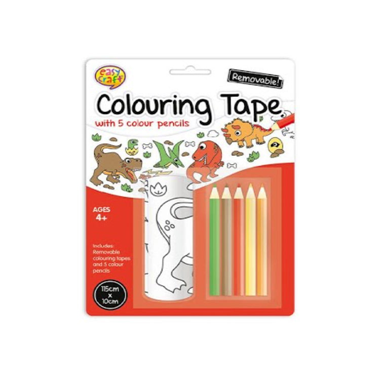 Dinosaur Colouring Tape Kit