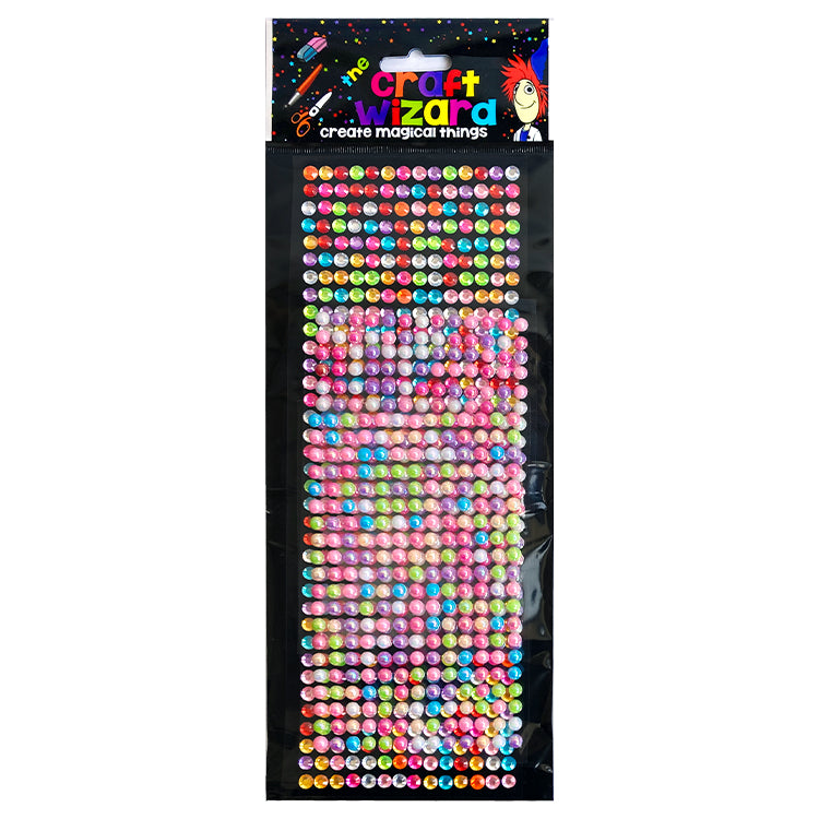 Stick On Gems 1000 Super Value Mix