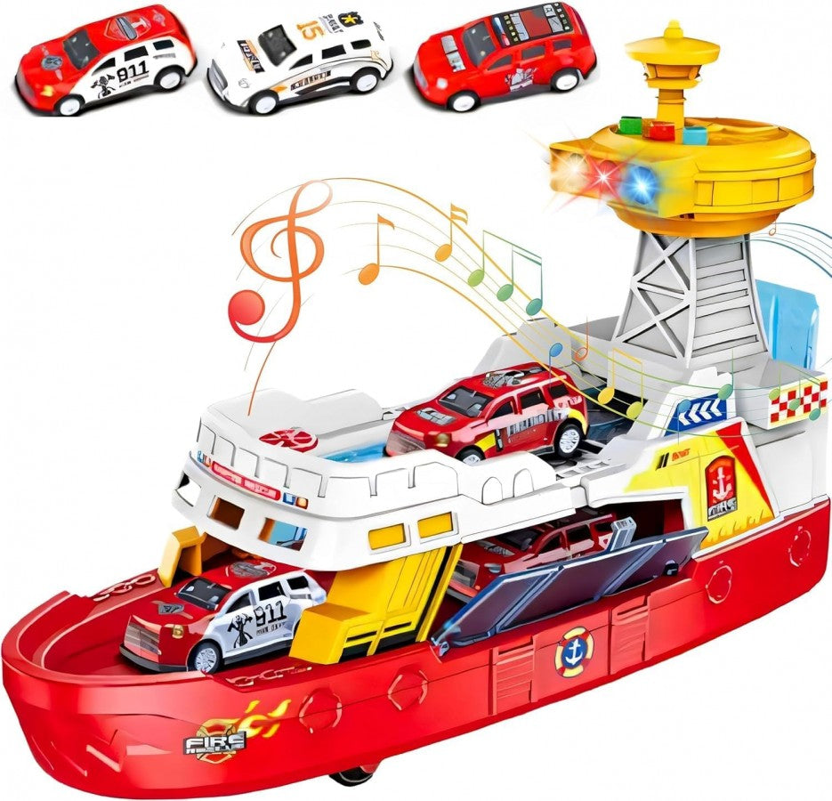 Coast Guard Boat With Lights &Amp; Sound Multifunctional