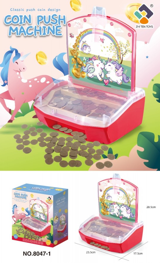 Coin Push Machine With Music And Lights – Planet Junior