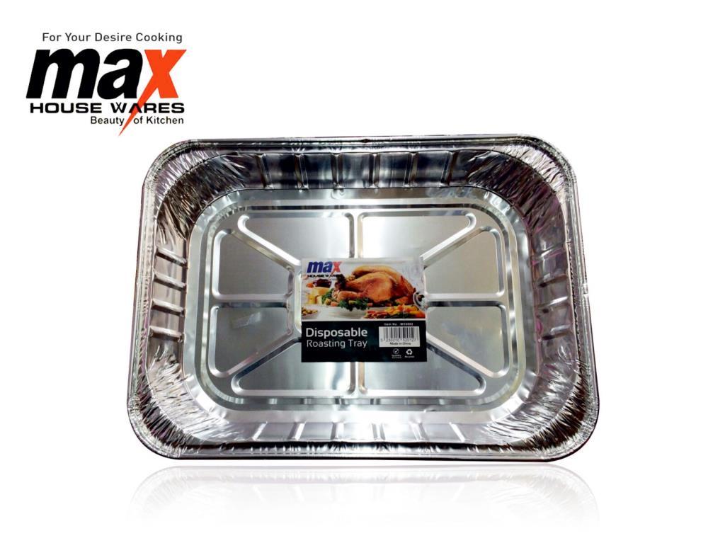 Disposable Rectangular Aluminium Foil Roasting Tray MX6002