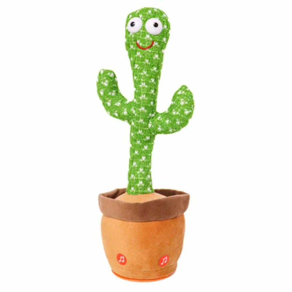Dancing and Singing Cactus Toy, Repeats Whatever You Say!