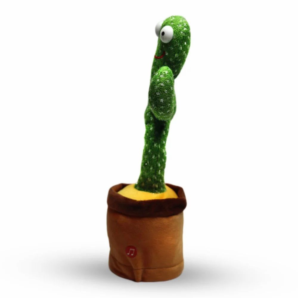Dancing and Singing Cactus Toy, Repeats Whatever You Say!