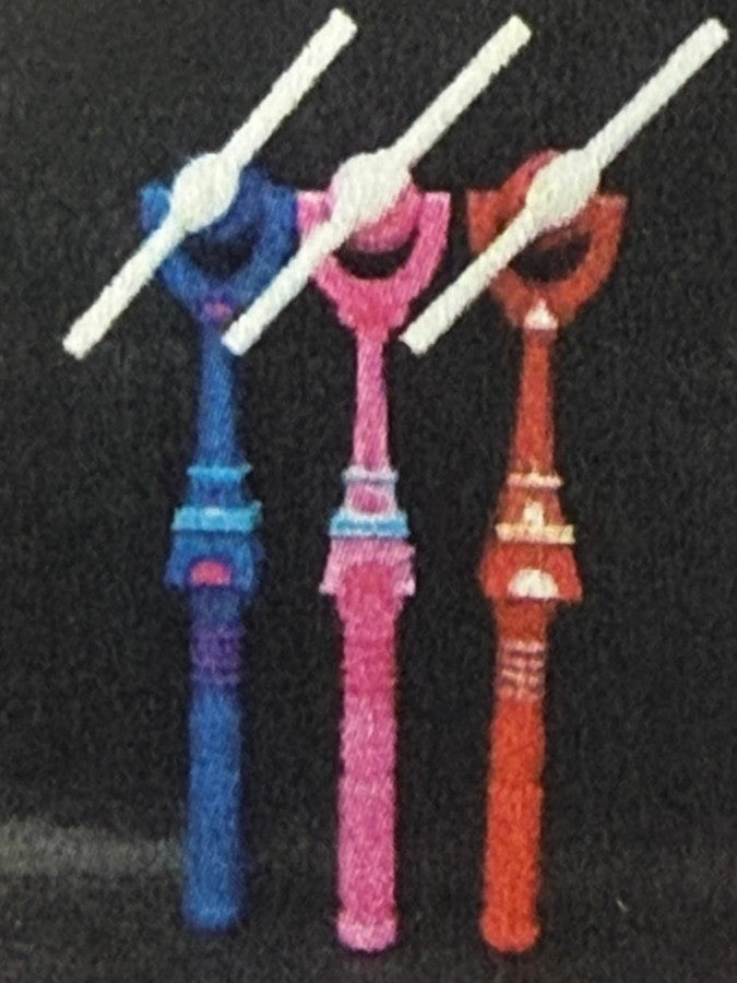 093 Light Up & Spinning Eiffel Tower Batteries Included