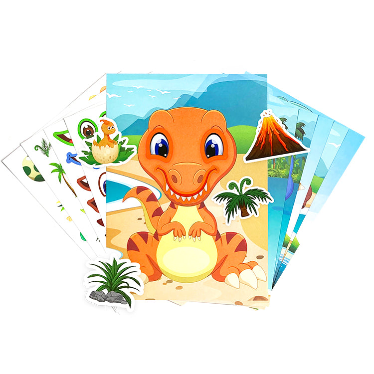 Dinosaur Mega Sticker Create Pack