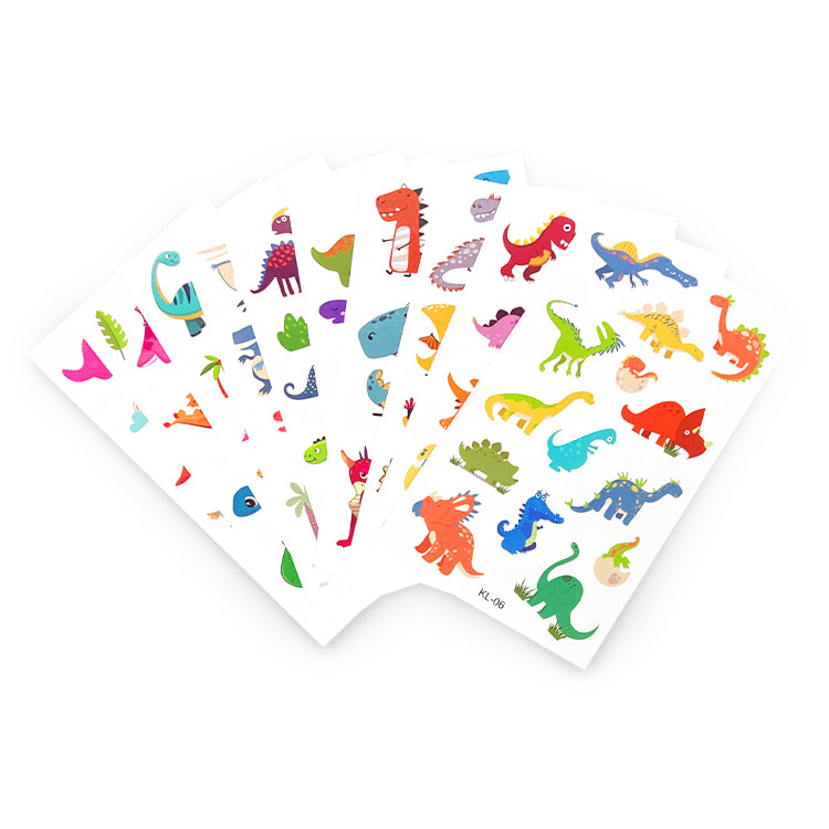 Roarsome Dinosaur Mini Tattoo Sheets x 10 (Party Bag Special)