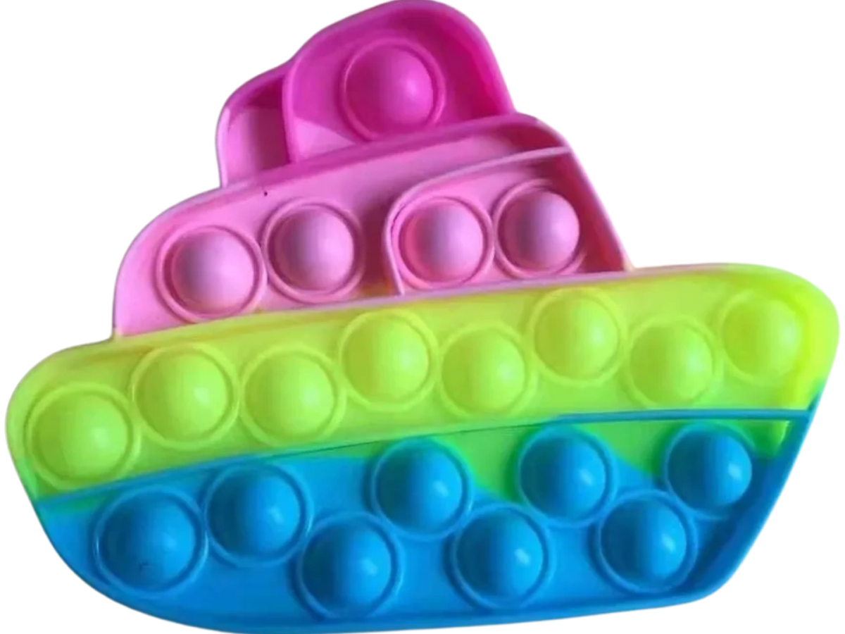 Boat Push Pop Fidget Toy- Assorted
