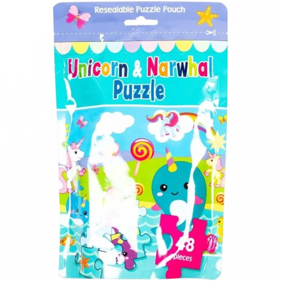 Puzzle Bag Unicorn &Amp; Narwhal