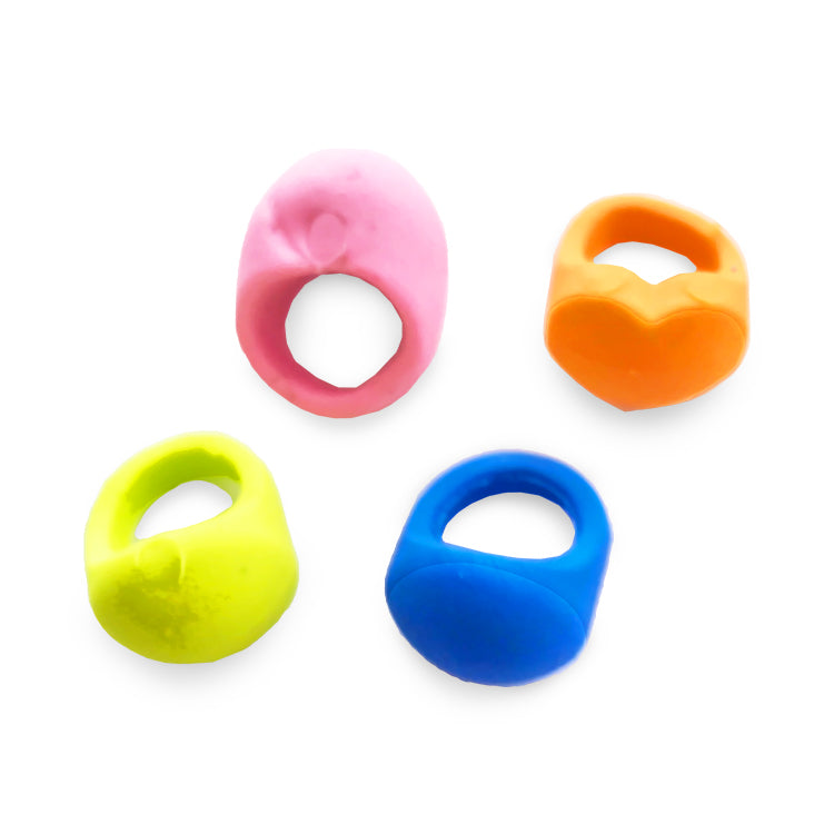 Gem Rings Novelty 3D Eraser Set