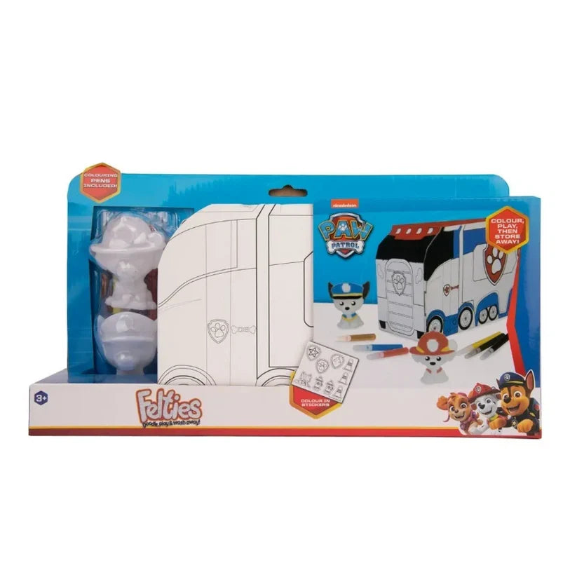Paw Patrol Felties Colour In Stickers