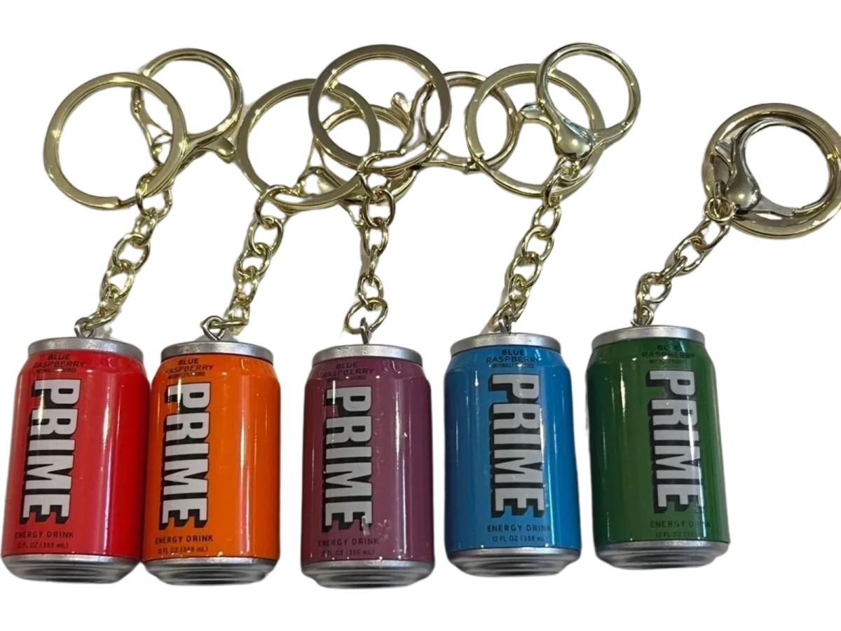 Prime Can Keyring Assorted No Prime Rubber Band