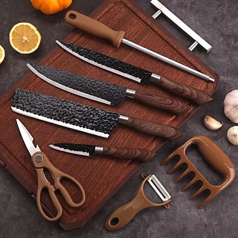 8Pcs Stainless Steel Knife Set