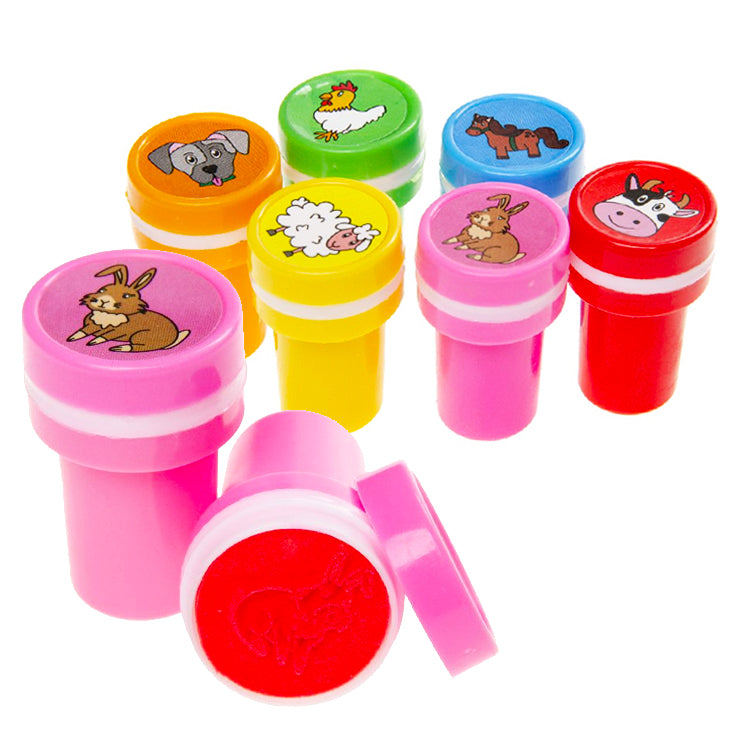 Farm Mini Ink Stampers x 6