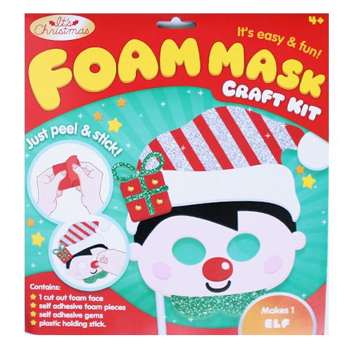 Xmas Elf Foam Mask Kit