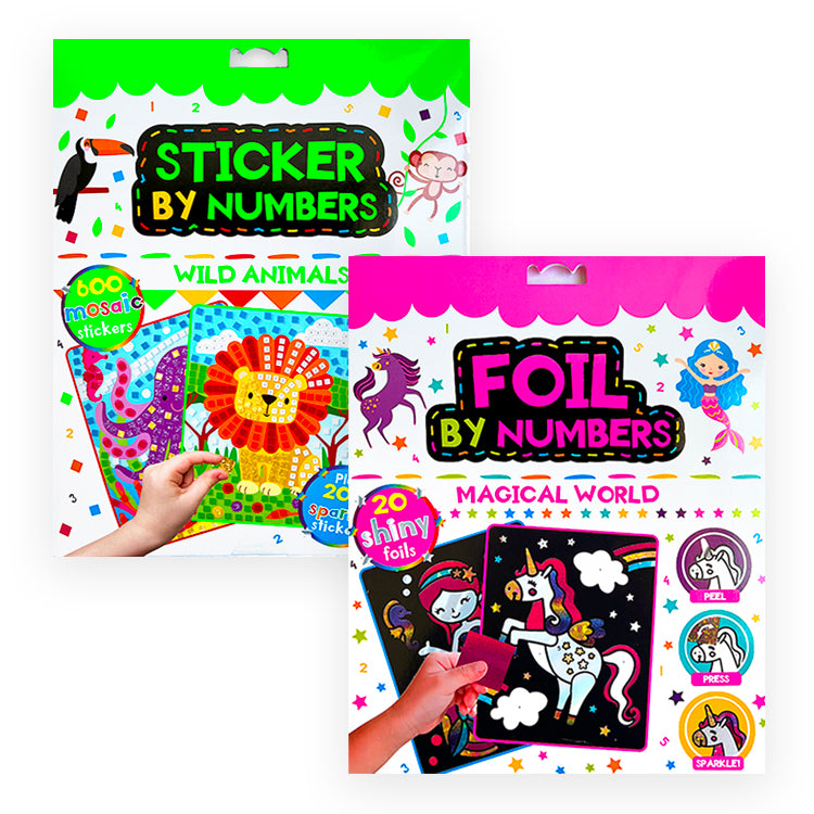 Mosaic/Foil By Numbers Super Twin Pack ( ONE OFF SPECIAL )