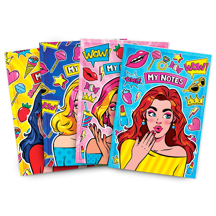 Candy Girl Mini Note Books x 4