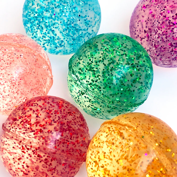 Glitter Jet Balls x 6