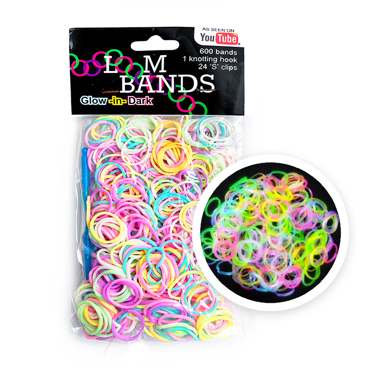 Glow In The Dark Loom Bands x 600