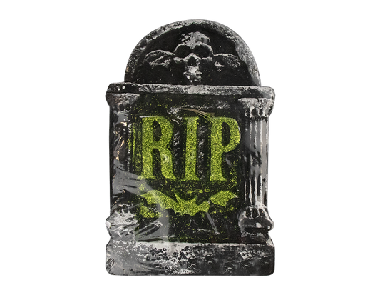 Spooky Tombstone Decoration Green