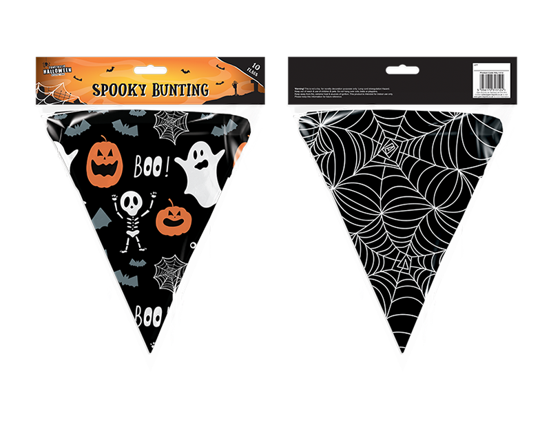 Super Spooky Bunting ( 10 Flags )