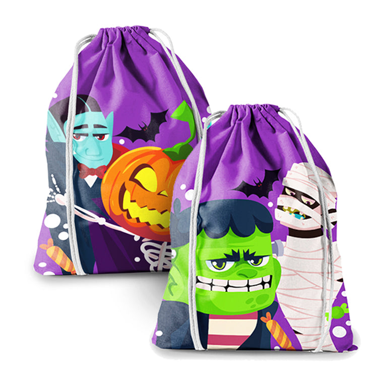 Halloween Trick Or Treat Drawstring Bag
