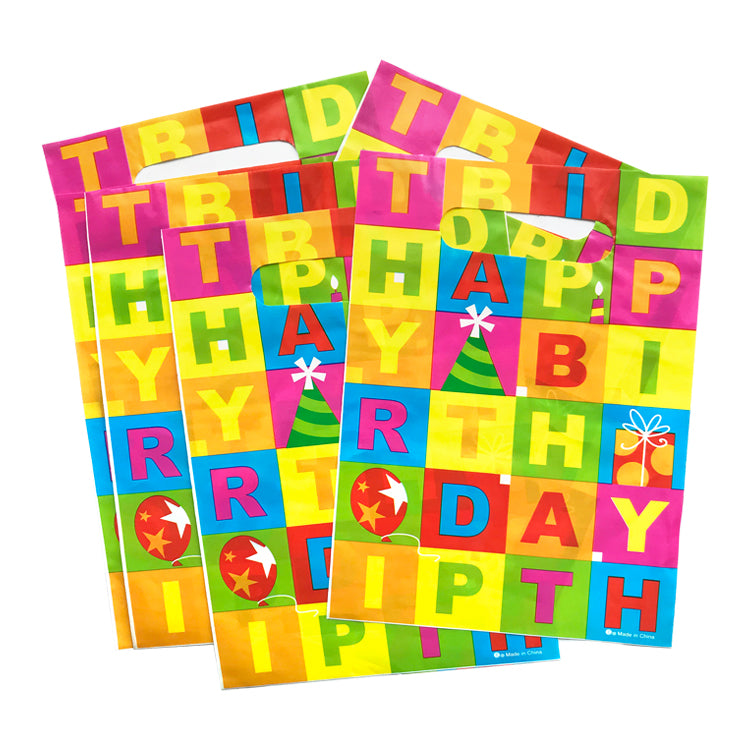 Happy Birthday Loot Bags x 8