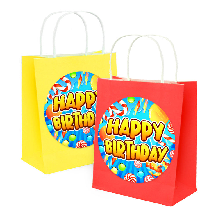 Happy Birthday Party Bags x 4