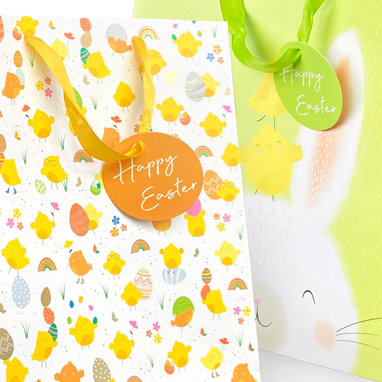 Easter Super Quality Large Gift Bag Twin Pack ( ONE OFF DEAL )