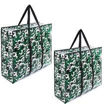 Durane Extra Large Plastic Laundry Carrying Bag 80 x 24 x 60cm Assorted Designs 9687