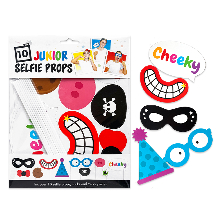 Junior Selfie Prop Kit Sets x 12 ( BULK BUY )