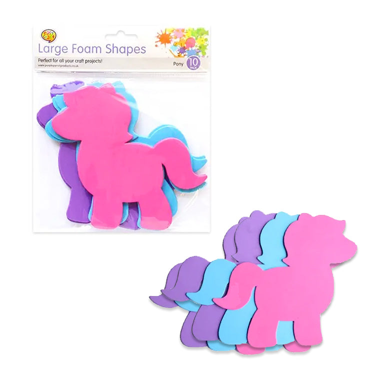 Unicorn Foam Shapes x 10