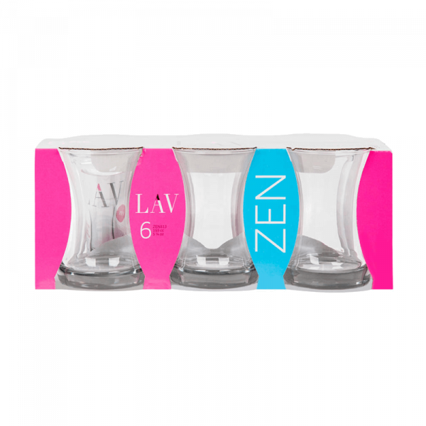 Zen Tea Glass 155cc Set of 6 ZEN313