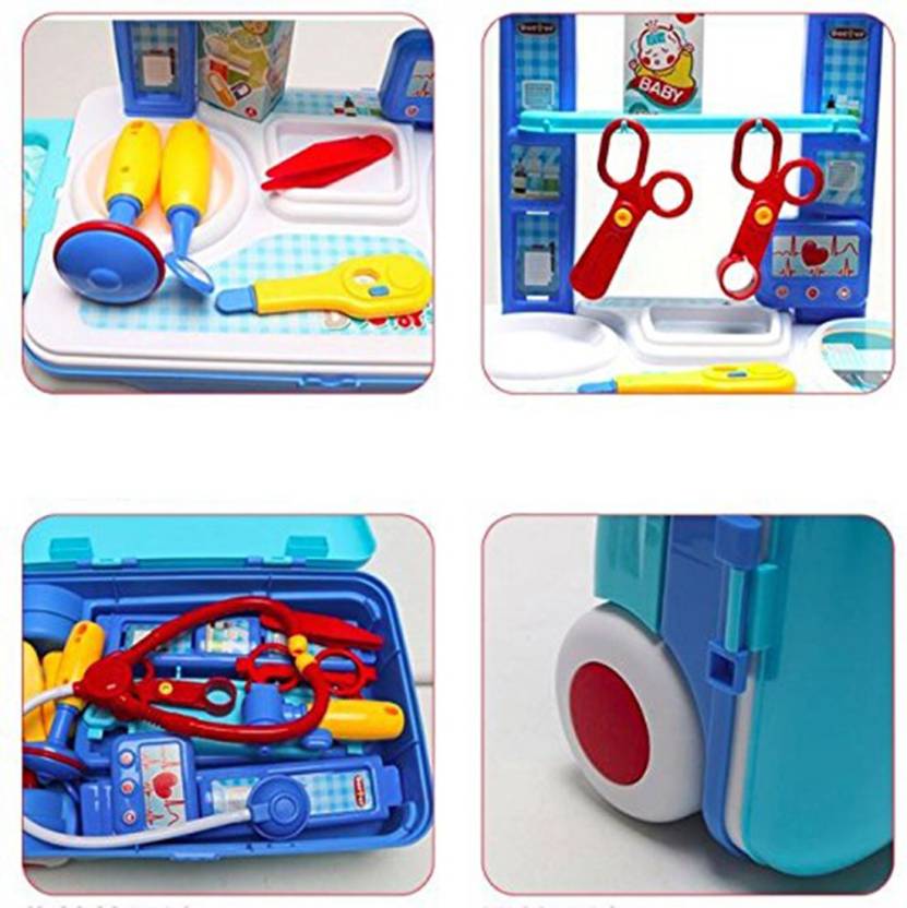 Little Doctor 2 in 1 Doctors Playset in Pull Along Storage Travel Case