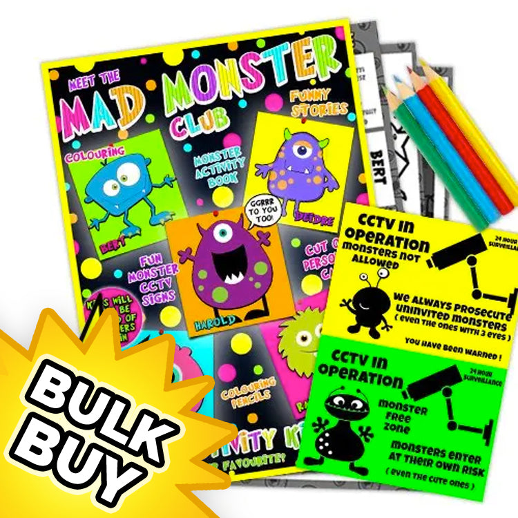 Mad Monster Club Activity Kit x 12