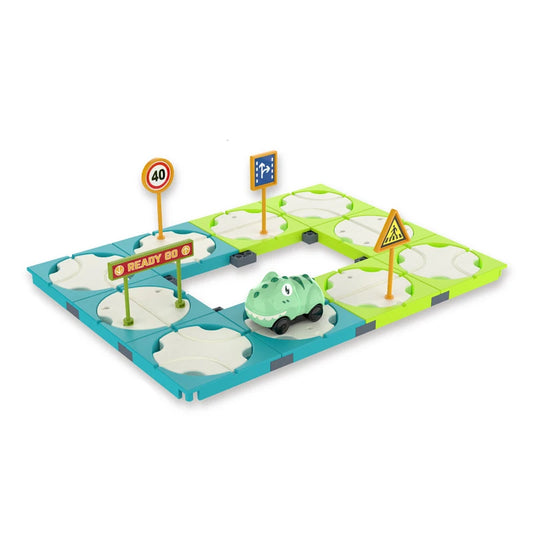 Board Game Dinosaur Block Track 42 Pieces