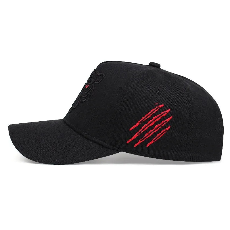Tiger Trucker Hat Snapback Animal Cap Dad Hats Cool Hip Hop Sports Fan Baseball Cap Embroidered Tennis Caps For Men Women Street