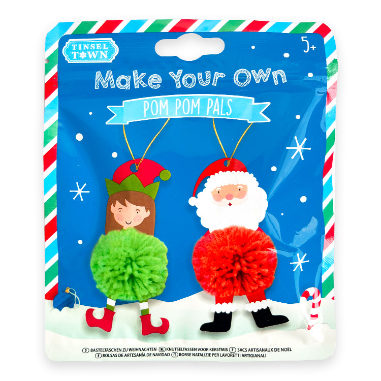Xmas Pom Pom Pals Craft Kit