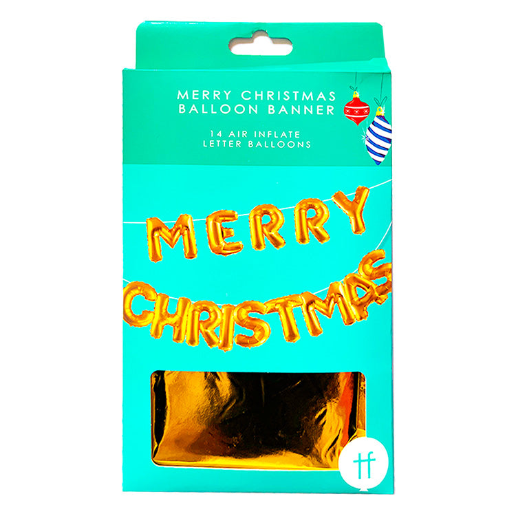 Merry Christmas Deluxe Inflatable Banner Set ( Silly Price Deal )