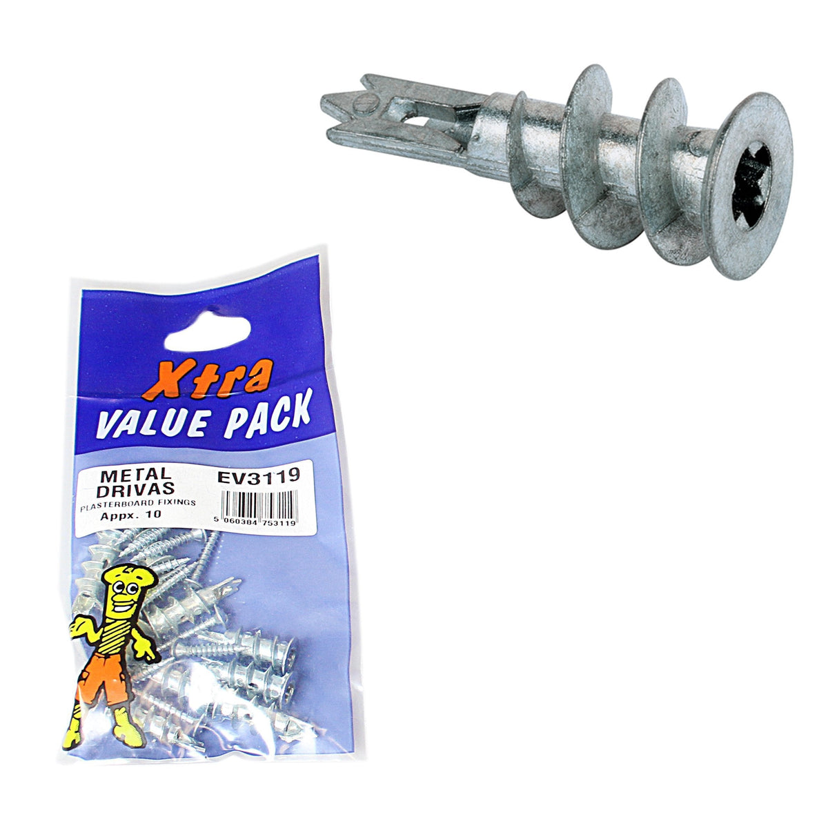Metal Driva Plasterboard Fi x ings x tra Value Diy