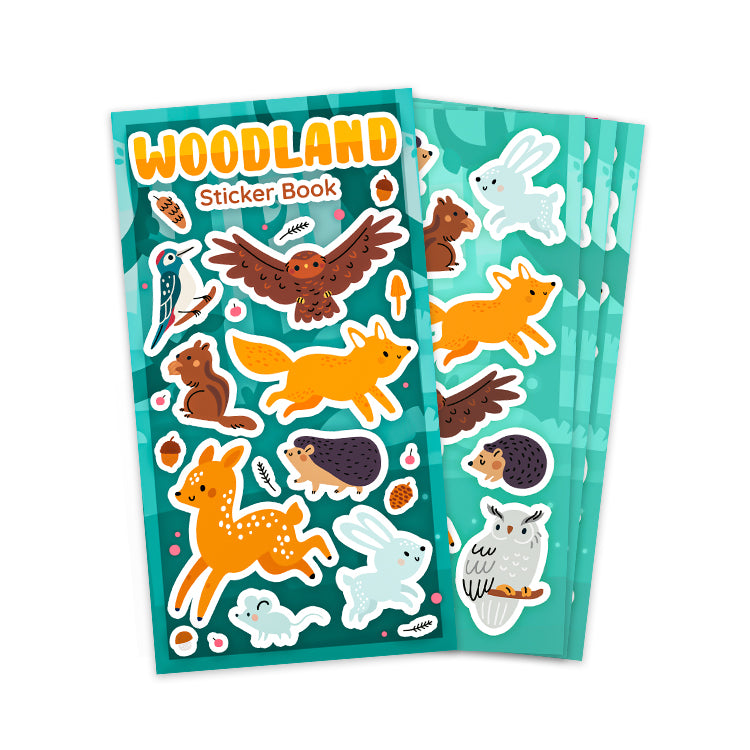 Woodland Mini Sticker Book (12 Sheets)