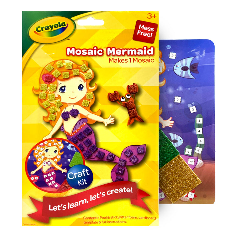 Crayola Mermaid Mosaic Art Kit