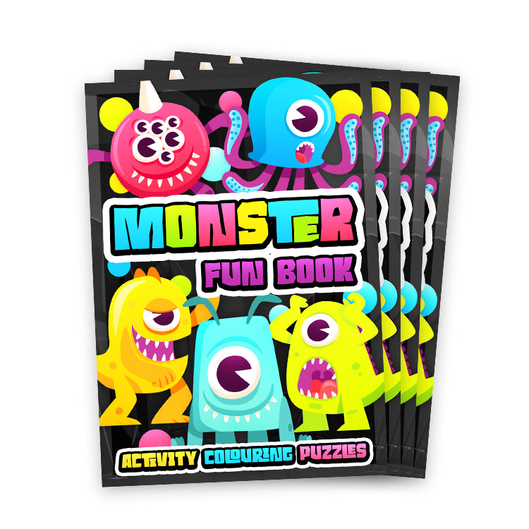 Mini Monster Activity Books x 5