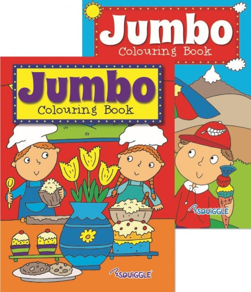Jumbo Colouring Book Assorted Designs P2173