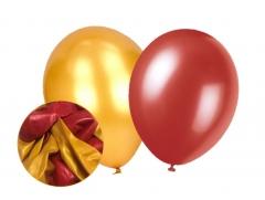 Red & Gold Metallic Balloons Party Birthday 10pk P2716