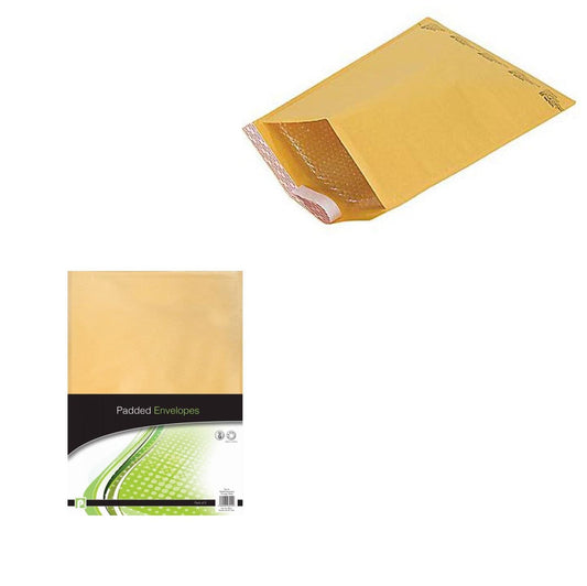 Size B Padded Envelopes  120 x 215 mm Pack of 5 P2214