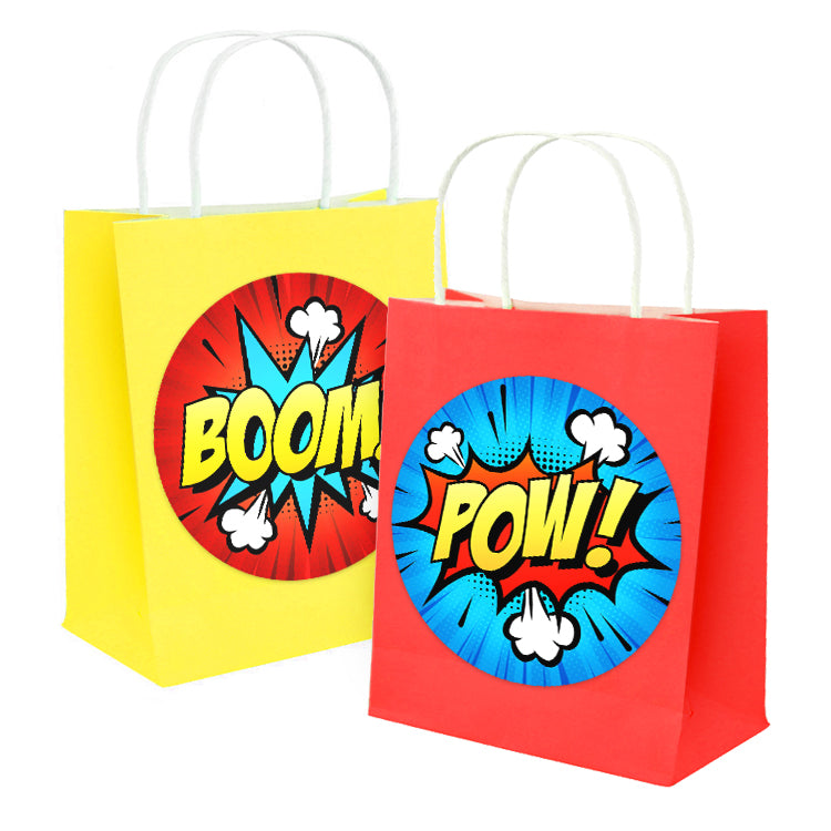 Superhero Party Bags x 4