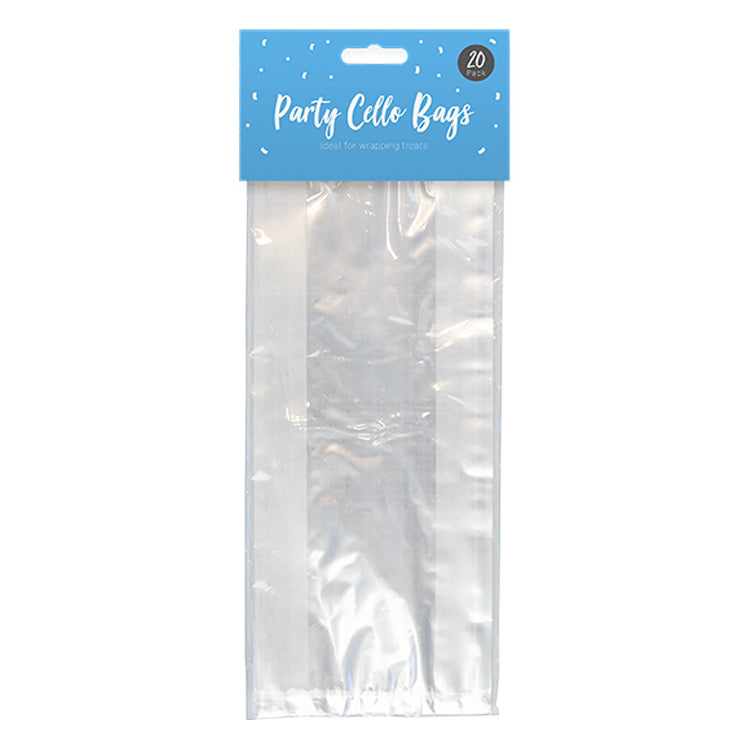 Party Cello Bags ( With Ties ) x 20